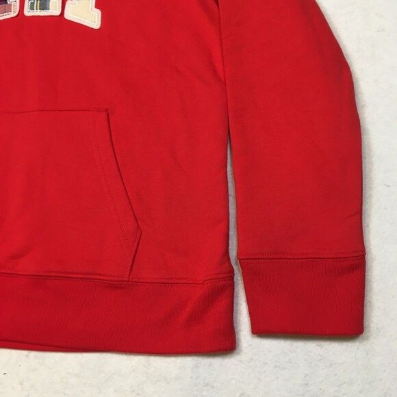 Gap Womens S Logo Hooded Sweatshirt Red Plaid Christmas Holiday Classic Retro - Picture 4 of 9